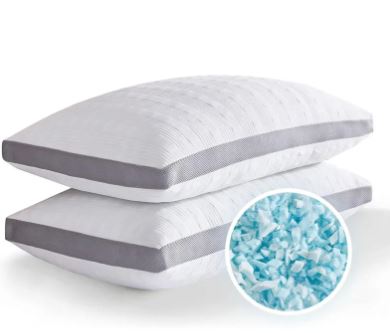 AeroRest Cooling Gel Memory Foam Pillow — Stay Cool All Night