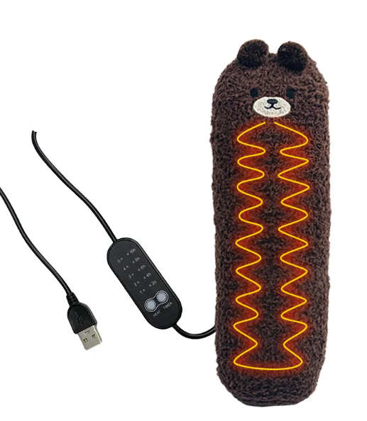 AeroCuddle USB Heated Plush in Brown