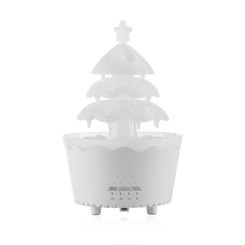 AeroPine Christmas tree aroma diffuser in white