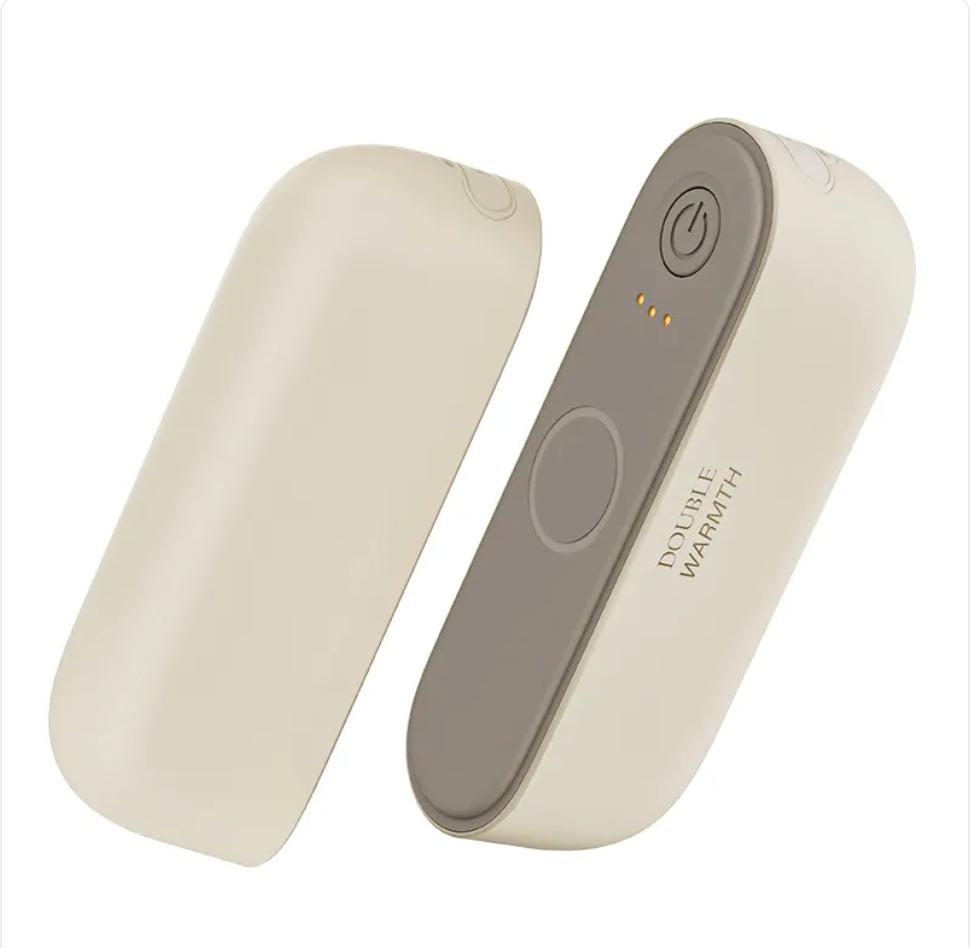 AeroDuo Magnetic Hand Warmers in Milky White