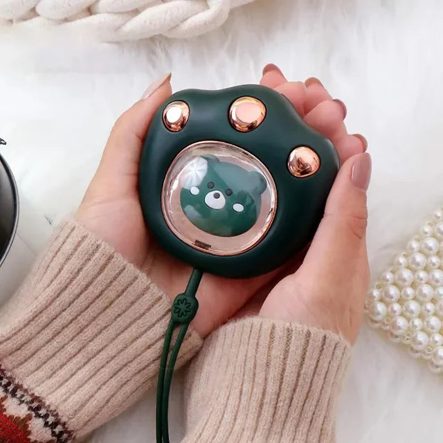 AeroPaw Cat Paw Hand Warmer in Green