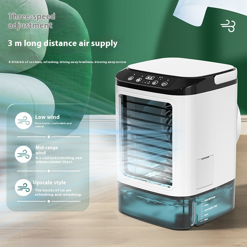 AeroSpray Dual Mist Air Cooler — Compact Desktop Cooling