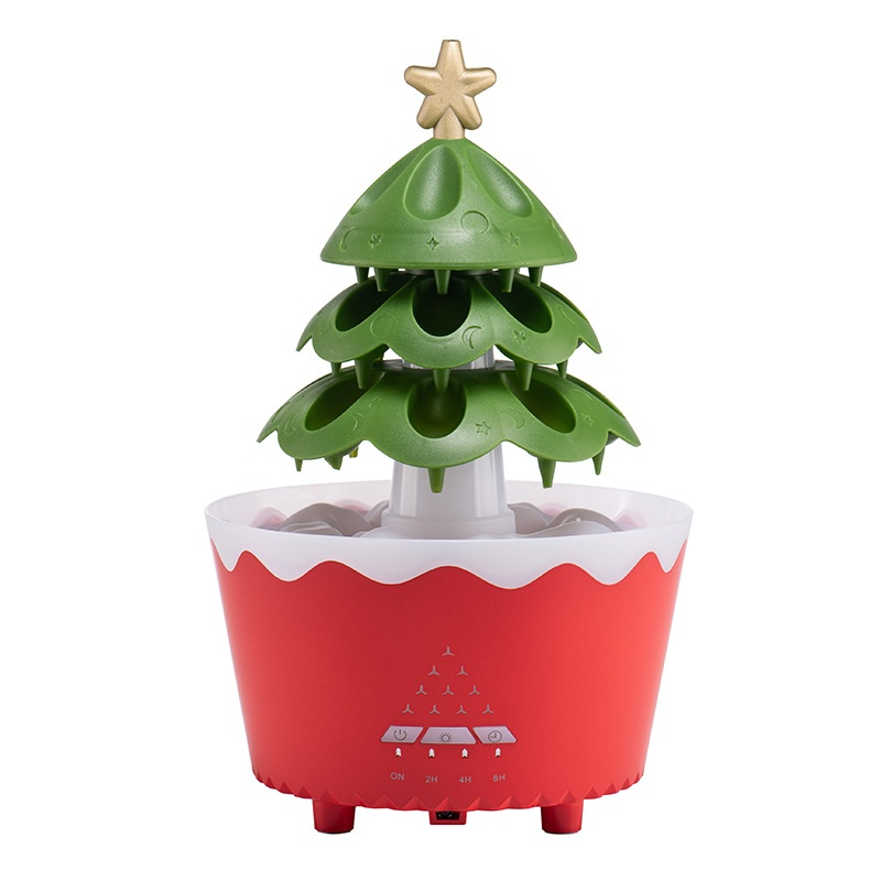 AeroPine Christmas tree aroma diffuser in red