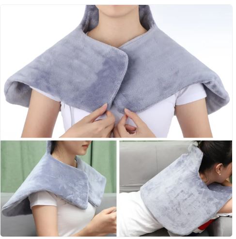 AeroShawl Heated Shoulder Wrap — Plug-In Warmth for Neck & Back